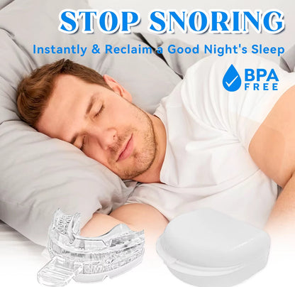 2024 New Arrival Adjustable anti Snoring Mouth Guard Braces Sleeping Anti-Snoring Devices Bruxism Improve Sleep Snore Mouthpiece